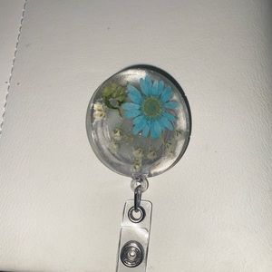 Dried Flower Badge Reel